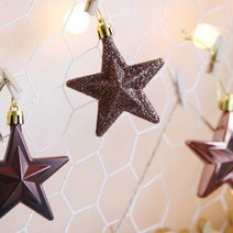 아트박스/파티해 오너먼트 별장식세트 6입-버건디