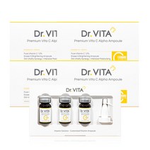 닥터비타 강력한 피부 생기부여 120 000PPM 프리미엄 순수 비타민 C 앰플세트 (10ml x 3개입), 30ml, 4박스