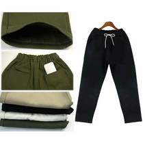 [KT알파쇼핑]예쁜 여자 배기 바기 허리 밴드 여성 검정 팬츠 코디