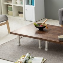 노아가구 LPM 다용도상122CM*75CM 접이식밥상, 리치보조테이블-통나무