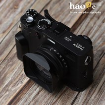 후지필름 사각 메탈후드 X100V X100F X100T X100S X70, 하얀, 1개