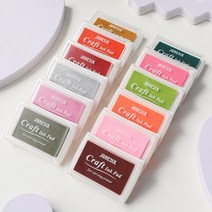크래프트 스탬프 잉크패드 핑거프린트 패브릭 지문, J-33 Beige