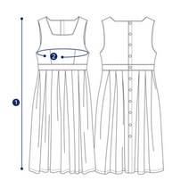 DIY패턴 51-185 P1582 - Dress(여성 원피스) E1