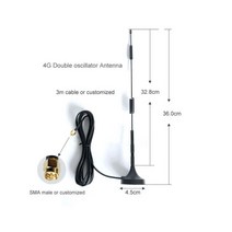 통신안테나 GSM GPRS LTE 4G 풀 밴드 풀 HD CB 안테나 SMA 남성 핀 3m 케이블, 1. 3M Cable