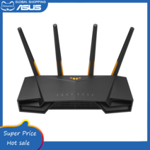 ASUS TUF Gaming AX3000 V2 듀얼 밴드 WiFi 6 라우터 모바일 게임 모드 포함 3 단계 포트 포워딩 2.5Gbps A, 미국 플러그, 01 미국 플러그