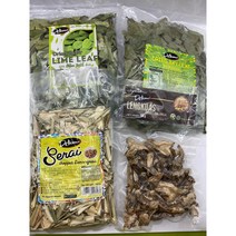 인도네시아 건조 라임잎 월계수잎 레몬글라스 갈랑가 4종모음, 1. 건조라임잎