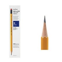 옐로우연필 B 5개입 지우개연필 더존연필 나무연필 B연필