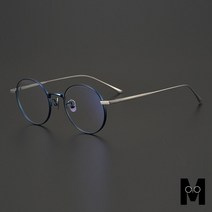 지적인 당신을 더욱 세련되게 만드는 레트로 스타일의 티타늄 원형 안경테