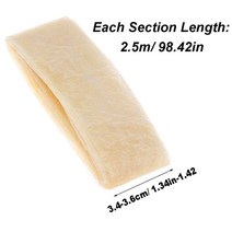 연육기 34mm x 2.5m 식용 소시지 케이싱 튜브용 돼지 소장 포장 핫도그 햄버거 도구