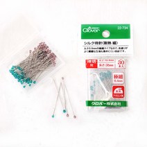 (오렌지미싱) 크로바 실크특핀 극세 0.4mm 내열 실크핀
