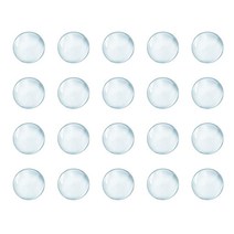 5.5mm 솔리드 라운드 투명 유리 볼 끓는 스톤 소다 라임 비즈 200개