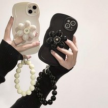 설렌당소품샵 진주 플라워 아이폰 핸드폰 케이스 그립톡 한드폰줄 3종세트 모음