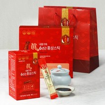 내몸가득진6년근홍삼스틱50포(쇼핑백포함) 대동고려삼 진세노사이드 부모님선물 사포닌 면역력증진 피로개선 혈액흐름개선 기억력증진 항산화 건강기능식품 온가족 남녀노소 영지 하수오 백작약, 3박스, 10g 50포