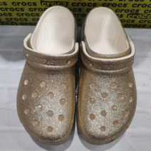 [크록스] 클래식 플랫폼 옴브레 글리터 클로그(여성용)_A 207933-19B