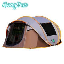 HongNuo 옥외 거실형텐트 5-8사람, 3-4, 카키