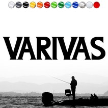 낚시로고스티커 FS010 VARIVAS 바리바스 조구사마크 태클박스 자동차꾸미기, 1개, 빨강반사M