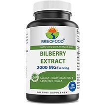 브리오푸드 빌베리 추출물 180캡슐 1회 제공량당 2000mg