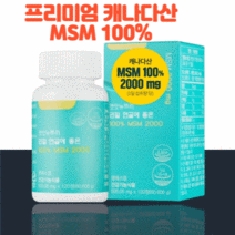 MSM 2000 msn 효능 관절 식이유황 엠에스엠효능 120정, 1개