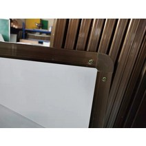 법랑 칠판 메모 자석 가정용 환경판 공부방 벽걸이, 100x200cm, 화이트B프레임