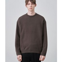 DRAW FIT드로우핏 드로우 핏울 소프 PBT 라운드 니트 CHOCO BROWN WOOL SOF ROUND KNIT 424427
