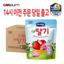 일동후디스 아이얌 동결건조 과일칩 순딸기, 1350개, 12g