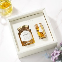 여섯별 제주 메리골드 꿀꽃차 답례품 메리골드 꽃차 선물세트 결혼 결혼식 돌 잔치 개업 승진 회사 조의 조문 장례 장례식 칠순 고희 어린이집 유치원 생일 사은품 퇴사 단체, 마음을담다(오렌지 육각문양), 꿀꽃차선물세트단품