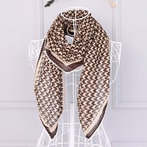 [앙상블] 제비 스티치 스카프 목도리 머플러 가을 겨울 간절기 면 단체