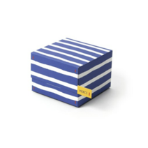 줄무늬 탭박스 S 10 x 10 x 7cm, 혼합색상, 60개