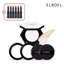 엘로엘 블랑 화이트닝 팩트 본품1+리필2+벨벳립 1종