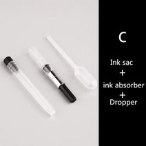 펜 일본 사쿠라 볼 세트 문구 젤 켈리그라피 스타일 MAJOHN A2 프레스 수지 만년필 여분의 미세 펜촉 04mm 잉크 변환기 쓰기용 크리스마스 선물 A1 보다 가벼움, 없음, Ink Sac C Set