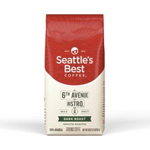 시애틀베스트커피 다크 로스트 커피 20oz Seattles Best Coffee 6th Avenue Bistro Dark Roast Ground, 1팩