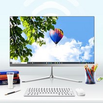 18.5 27 인치 올인원 컴퓨터 데스크탑 프로세스 오피스 100-240V, 06 23.8 인치 i5CPU, 01  RAM 128G SSD