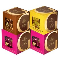 Godiva 고디바 지큐브 초콜릿 3종 밀크 헤이즐넛 솔티드 카라멜 가나슈 4박스 G Cube