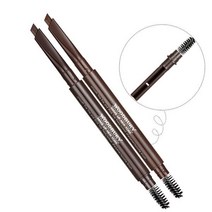 [우드버리] 오토 하드텍스처 아이브로우 오토펜슬 X 2 / 중, 제품 선택:02_체스넛 / 제품선택2:01_ 헤이즐, 상세 설명 참조