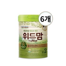 위드맘 바른목장 원유로 만든 분유 2단계, 750g, 6개