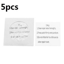 1/5/10pcs 수영 플로트 수리 키트 지우기 tpu 펑크 패치 텐트 풍선 장난감 고무 보트 에어 침대 딩기, CHINA, 5pcs