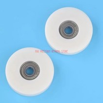 공구 전기자재 베어링 플라스틱 롤러 POM 임베디드 8x50x12mm 608 직경 50 플랫 휠 10 개