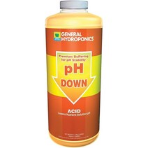 General Hydroponics PH 다운 조정 1쿼터, PH 다운 Qt