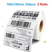 바코드 프린터 라벨 생성기 감열 배송 스티커 4인치 USB 블루투스 40-110 너비 아마존 이베이 Etsy Shopify, 06 2 x100x150mm 330개_04 영국 플러그
