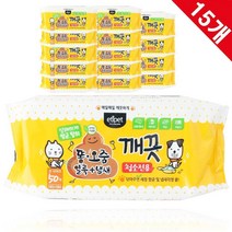 강아지 오줌냄새 탈취 요산제거 물티슈x15 소변 소변흔적 오줌닦기 세정 똥