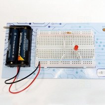 브레드보드 저항과 빛의 세기 1인/과학 실험 키트 교구 도구 만들기