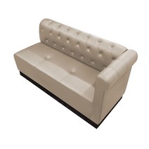 대성쇼파 클래식스타일 볼링장 대기 쇼파 3인용(B형), DS 152(브라운)