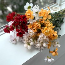 고르소 아네모네 실크플라워 조화 꽃다발 꽃장식 인테리어, 단품