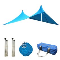 beach tent sun shade tent shishiya beach for 50, 파란색, 210 170 150