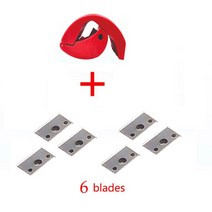 파이프 동 절단기 커터기 컷터기 물 파이프 커터 범용 휴대용 PVC/PU/PP/PE 전기기사 절단 도구 와이어 케이블 칼, 01 1 set and 6 blades