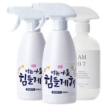 몬트 얼룩제거제&코튼향 섬유살균탈취제 500ml 2종 섬유살균탈취 흰셔츠얼룩 와이셔츠목때 흰옷누런때 음식물얼룩, 3개