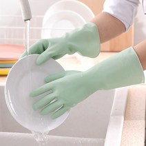 공유 열탕소독 가능한 야무진 고무장갑 10입, 민트, 대(L)
