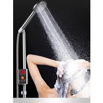 캠핑샤워기 캠핑장 고릴라샤워기 여행용샤워 야외샤워, 아웃도어 전용 모델 1300W, 1개