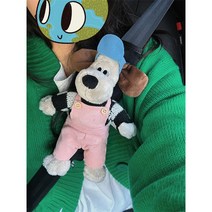 해외 직배송 단품 세트 선택형 귀여운 강아지 월레스와 그로밋 안전벨트 커버 인형 클립 쿠션 보호대 소품 검수 출고, AK.타입 단품+카메라 소품 포함