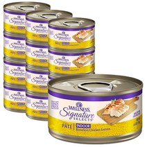 웰니스 코어 시그니쳐 파테 인도어 닭고기 캔 79g x 12개